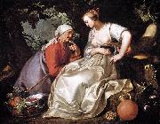 Abraham Bloemaert Vertumnus and Pomona oil